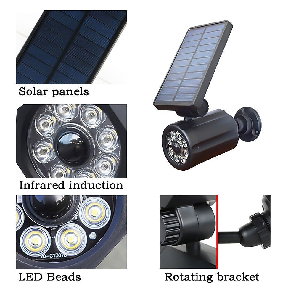 Solar LED Security Light | Motion Activated | Outdoor Spotlight