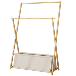 100cm Clothes Rail Rack | Freestanding Garment Hanger | Bedroom Storage with Lower Shelf