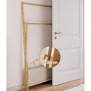 100cm Clothes Rail Rack | Freestanding Garment Hanger | Bedroom Storage with Lower Shelf