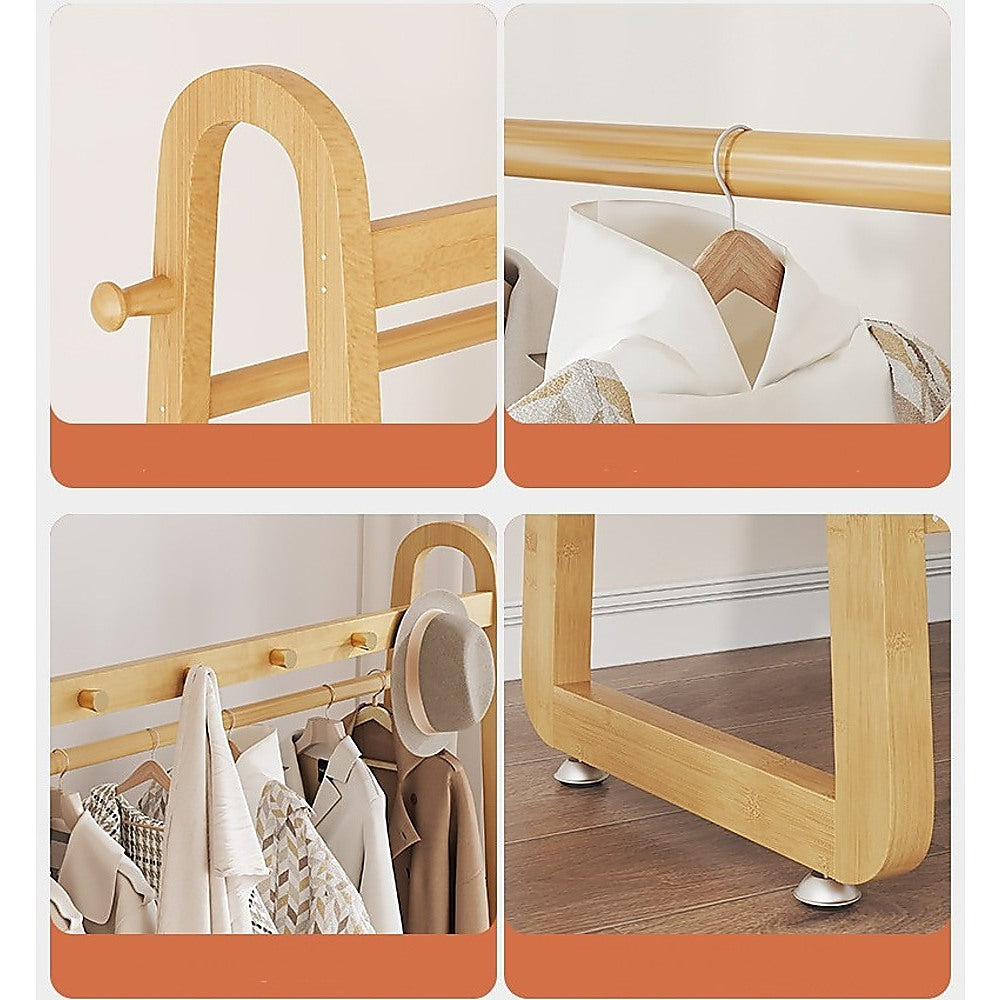 1M Clothes Rack Slim Stylish Space Saving