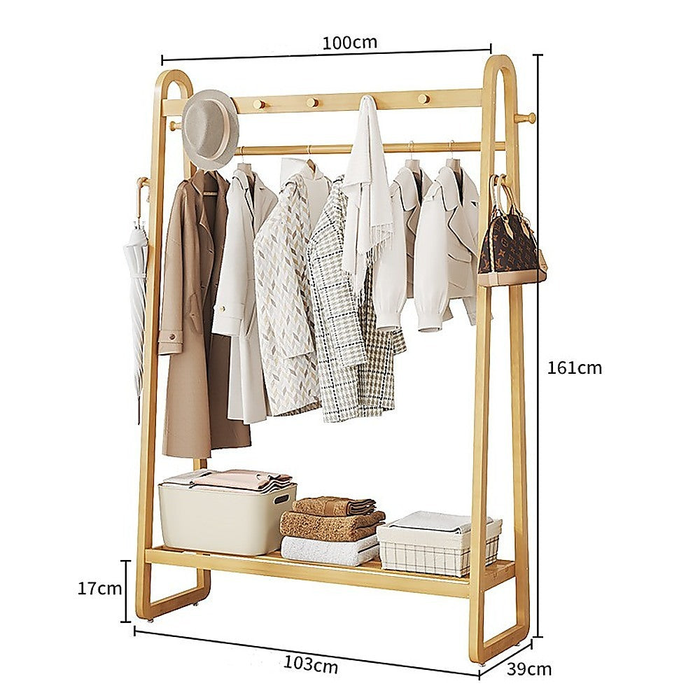 1M Clothes Rack Slim Stylish Space Saving