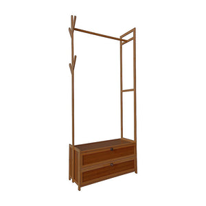 70cm Clothes Rack Stand | Storage Shelves | Modern Coat Tree