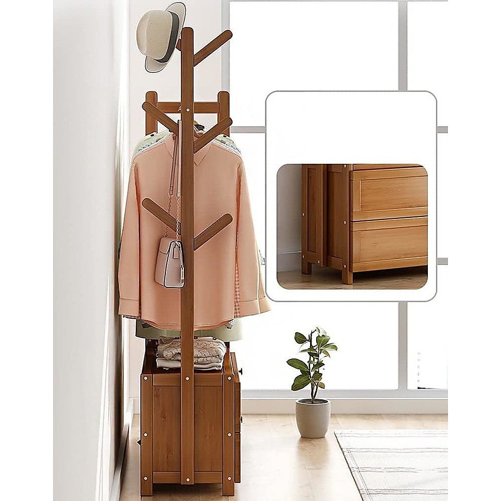 70cm Clothes Rack Stand | Storage Shelves | Modern Coat Tree