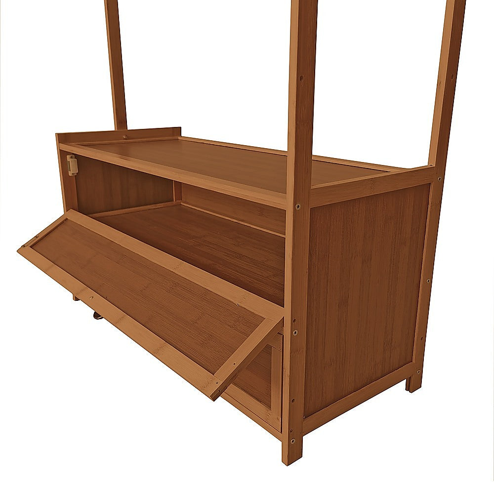 70cm Clothes Rack Stand | Storage Shelves | Modern Coat Tree