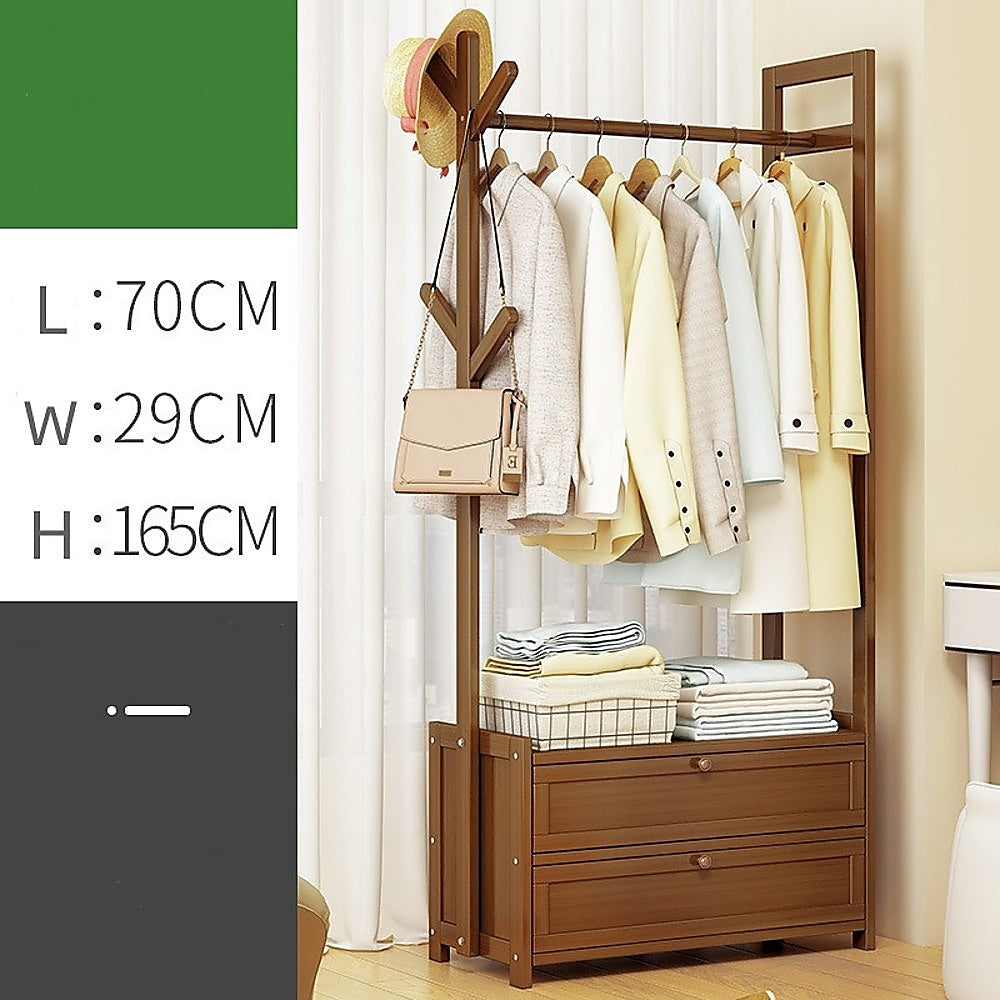 70cm Clothes Rack Stand | Storage Shelves | Modern Coat Tree