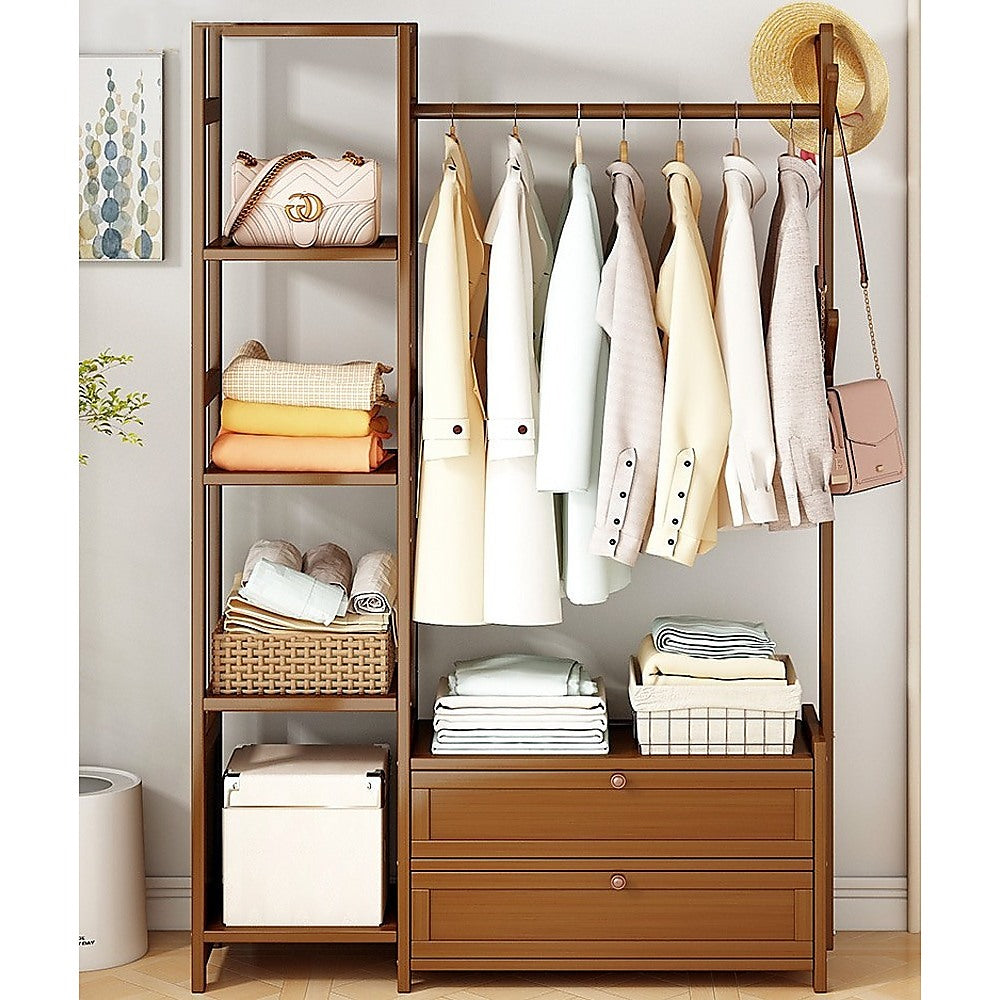 100cm Clothes Rack Stand | Storage Shelves | Minimalist Coat Tree