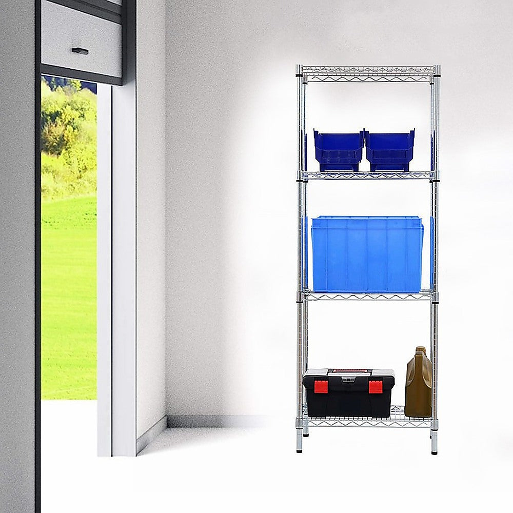 Modular Wire Storage Shelf | 450 x 450 x 1800mm | Steel Shelving