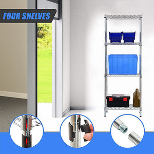 Modular Wire Storage Shelf | 450 x 450 x 1800mm | Steel Shelving
