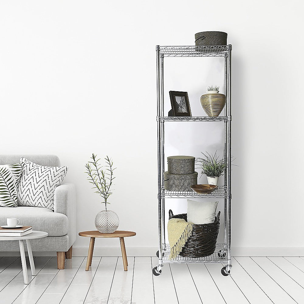 Modular Wire Storage Shelf | 450 x 450 x 1800mm | Steel Shelving