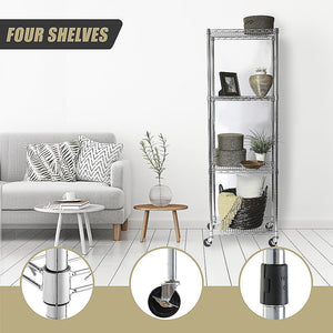 Modular Wire Storage Shelf | 450 x 450 x 1800mm | Steel Shelving