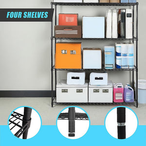Modular Wire Storage Shelf | 1200 x 600 x 1800mm | Steel Shelving