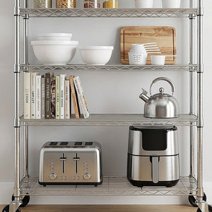 Modular Wire Storage Shelf | 900 x 450 x 1800mm | Steel Shelving