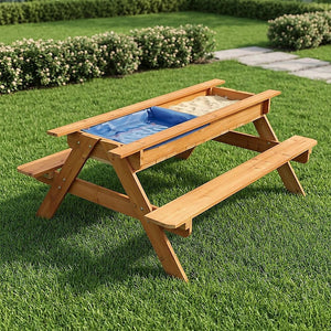 Sand & Water Wooden Picnic Table