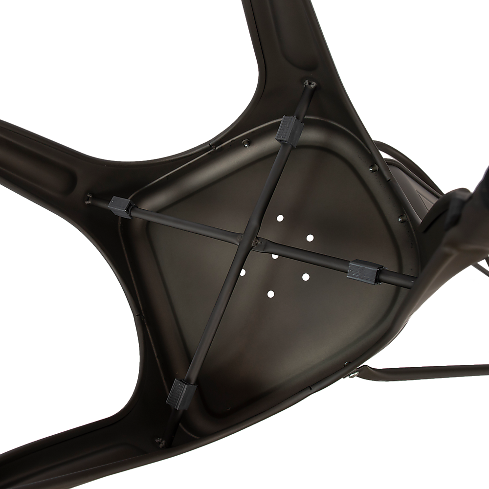 Vintage Metal Dining Chairs | Stackable | Set of 4 | Kitchen & Café Side Chairs