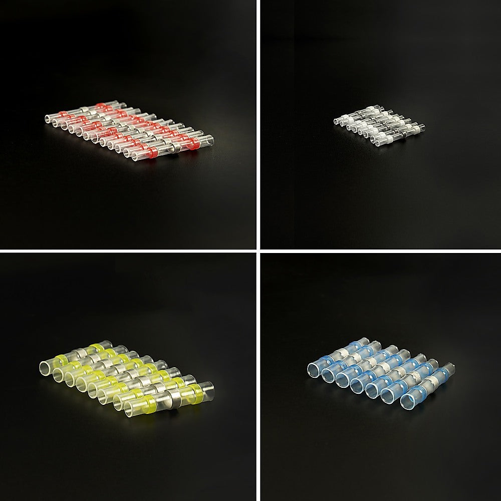 Heat Shrink Solder Seal Wire Connectors | 630-Piece | Mixed Tubing Sleeving Kit