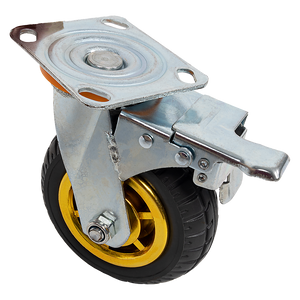 Castor Wheels Set | 4-Piece | 6" (150mm) Swivel Casters | 2 Brakes | 800KG Load Capacity