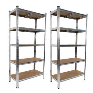 2 x 1.8M Garage Shelving Warehouse Rack Storage Shelves Pallet Racking