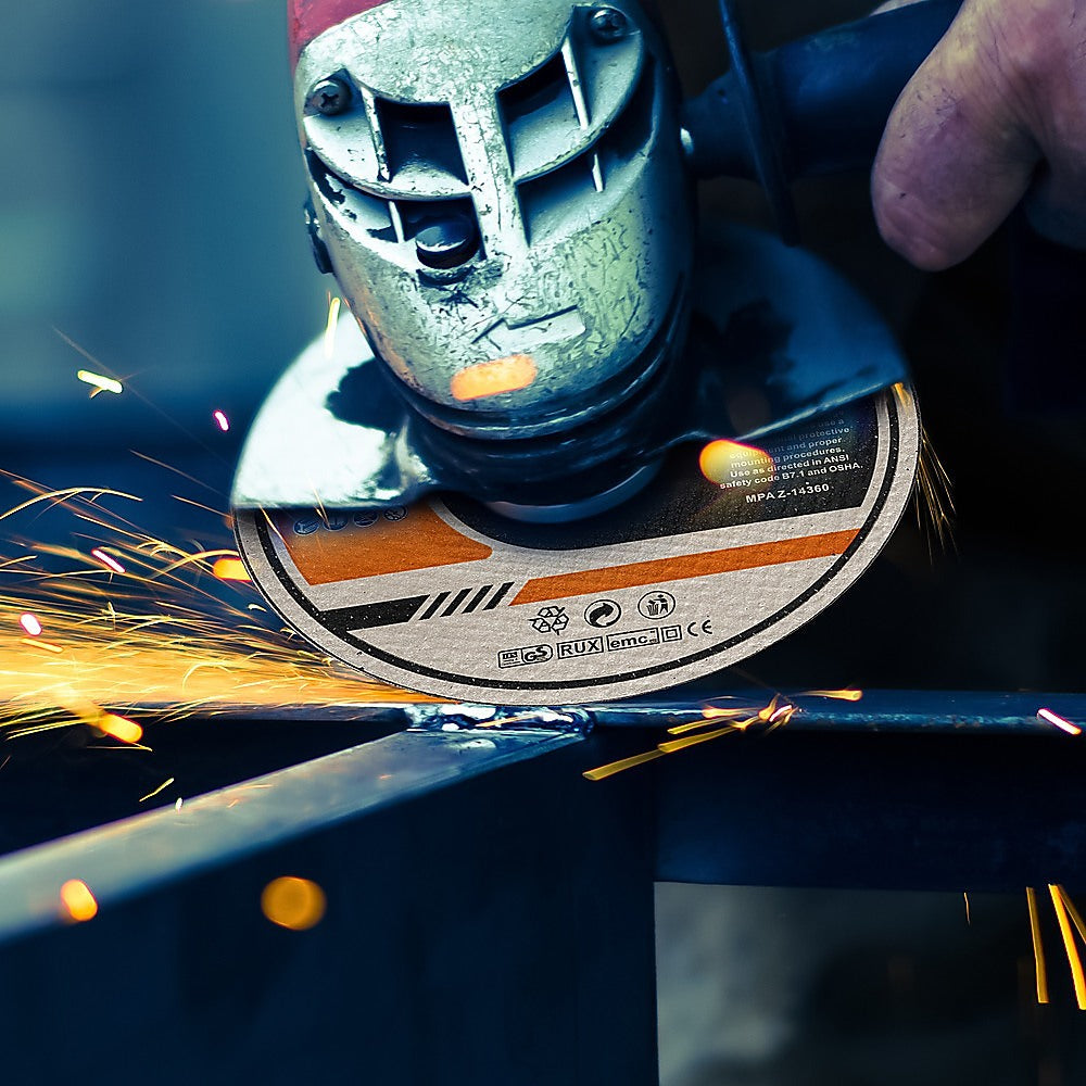 Cutting Discs Set | 100-Piece | 125mm (5") Angle Grinder Disc | Thin Metal Cut-Off Wheels
