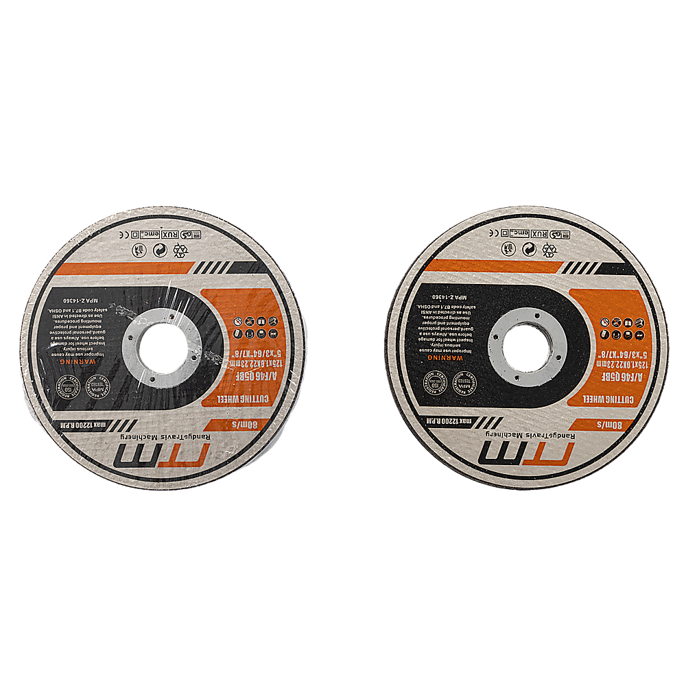 Cutting Discs Set | 100-Piece | 125mm (5") Angle Grinder Disc | Thin Metal Cut-Off Wheels
