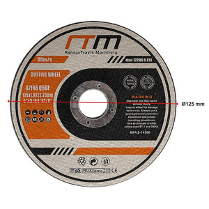 Cutting Discs Set | 100-Piece | 125mm (5") Angle Grinder Disc | Thin Metal Cut-Off Wheels