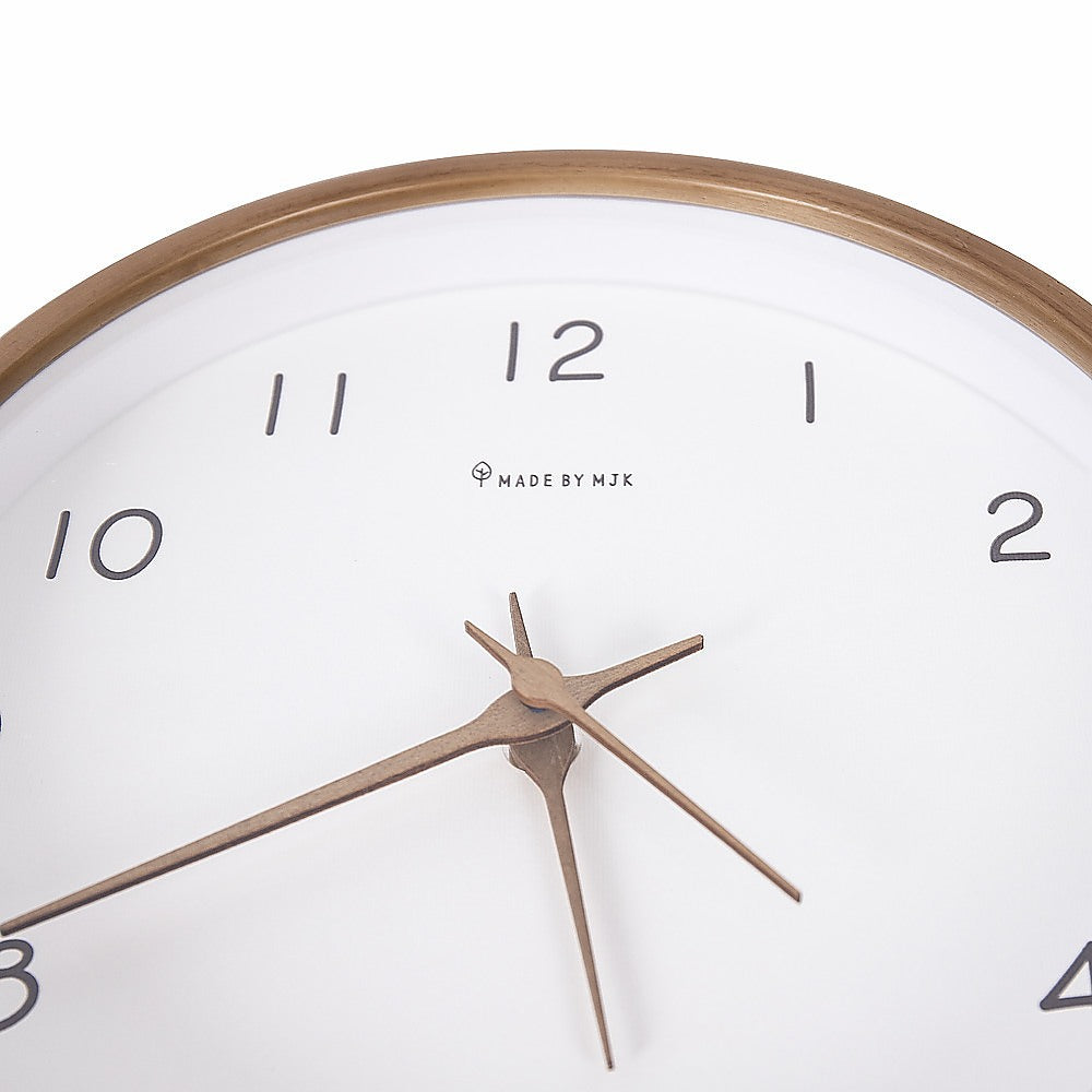 10" Wooden Modern Wall Art Clock