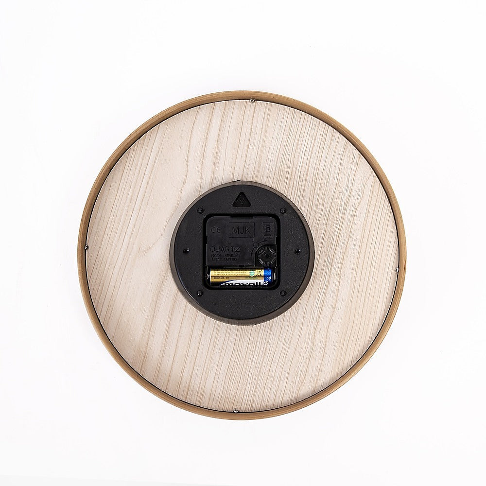 10" Wooden Modern Wall Art Clock