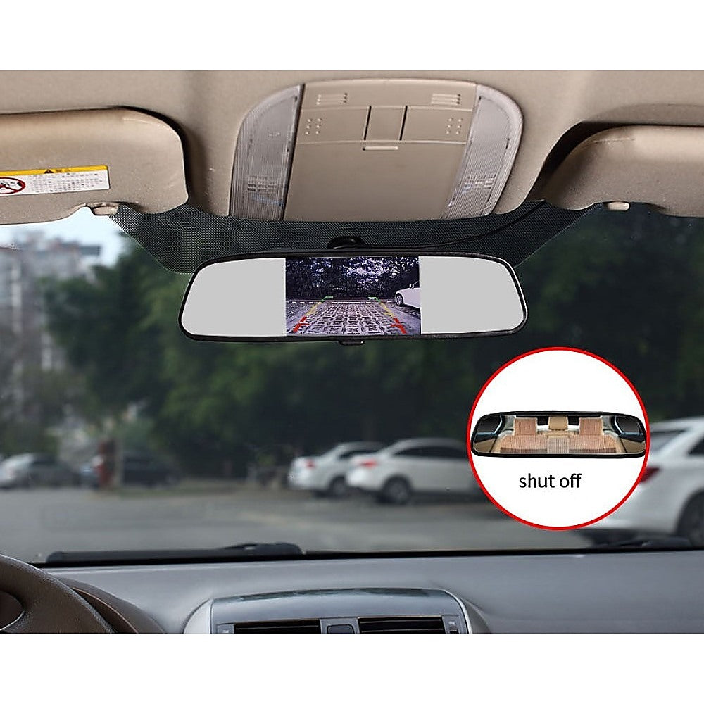 Car Rear View Mirror Camera Kit | 120-Degree Night Vision | Reverse Parking System