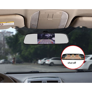 Car Rear View Mirror Camera Kit | 120-Degree Night Vision | Reverse Parking System