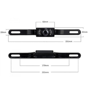 Car Rear View Mirror Camera Kit | 120-Degree Night Vision | Reverse Parking System