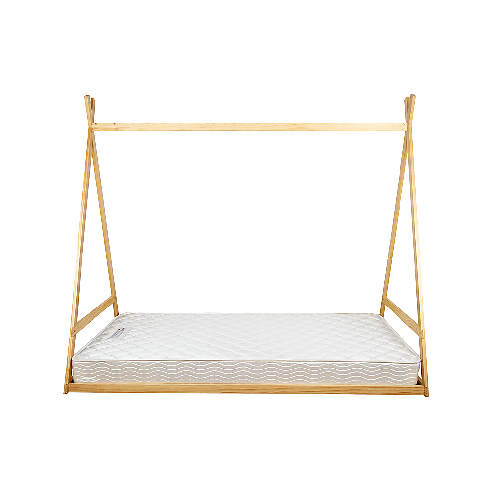 Kids Tent Montessori Toddler Floor Bed | Wooden Bedframe