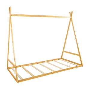 Kids Tent Montessori Toddler Floor Bed | Wooden Bedframe