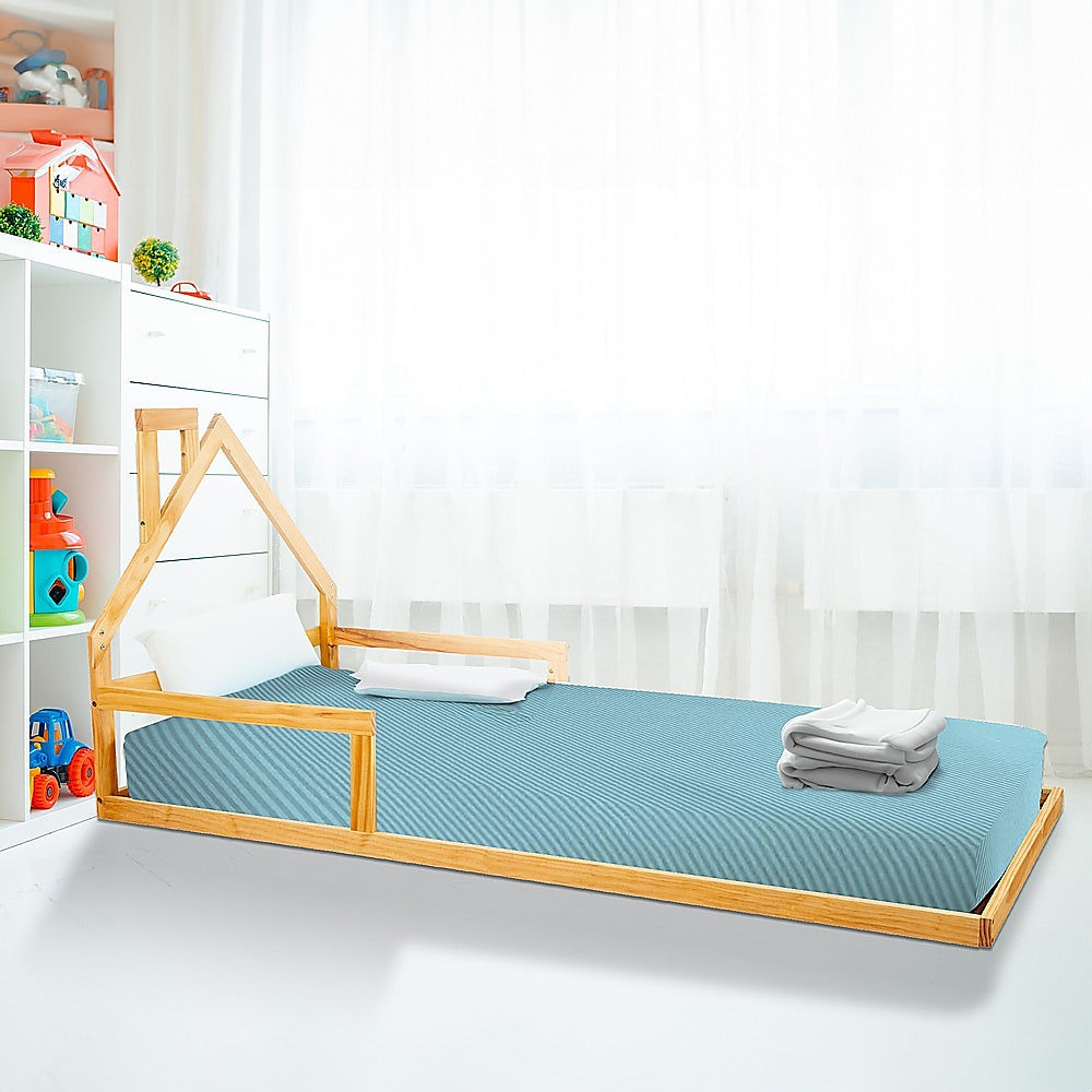 Pine Wood Floor Bed House Frame | Kids & Toddlers