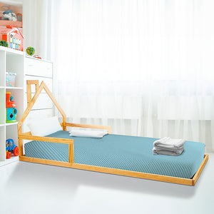 Pine Wood Floor Bed House Frame | Kids & Toddlers