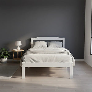Natural Wooden Bed Frame | Home Furniture
