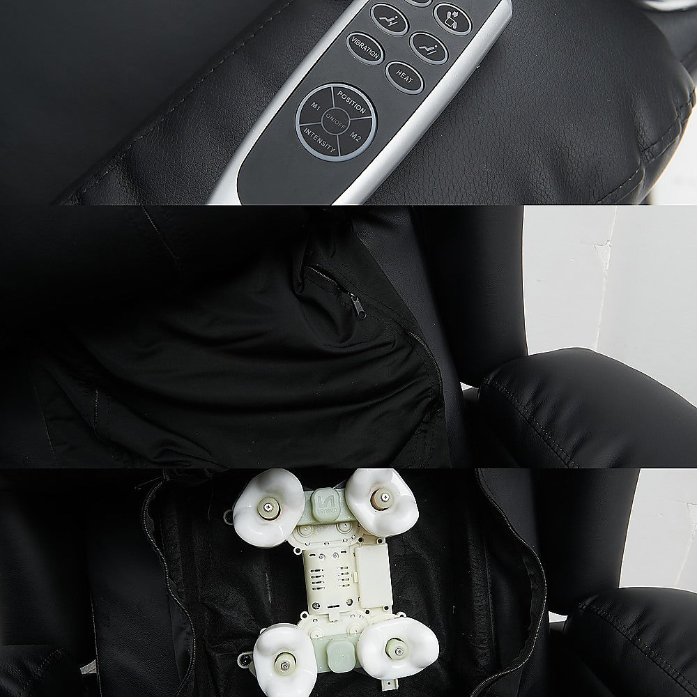 Lift Heated Leather Recliner | Electric Massage Chair | USB Port | Adjustable Comfort