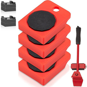 4 X All-purpose Dolly Plastic Heavy Duty Furniture Mover Slider Set