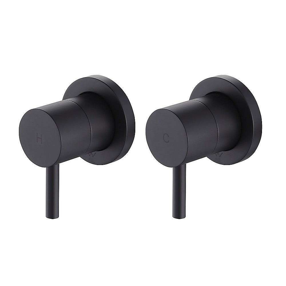 Bathroom Shower Bath Hot and Cold Mixer | WATERMARK Certified | Black