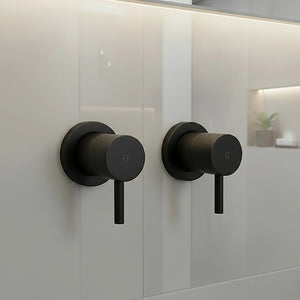 Bathroom Shower Bath Hot and Cold Mixer | WATERMARK Certified | Black