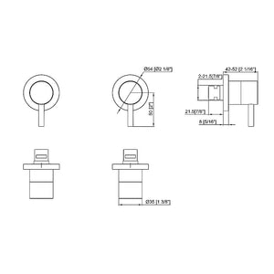 Bathroom Shower Bath Hot and Cold Mixer | WATERMARK Certified | Black