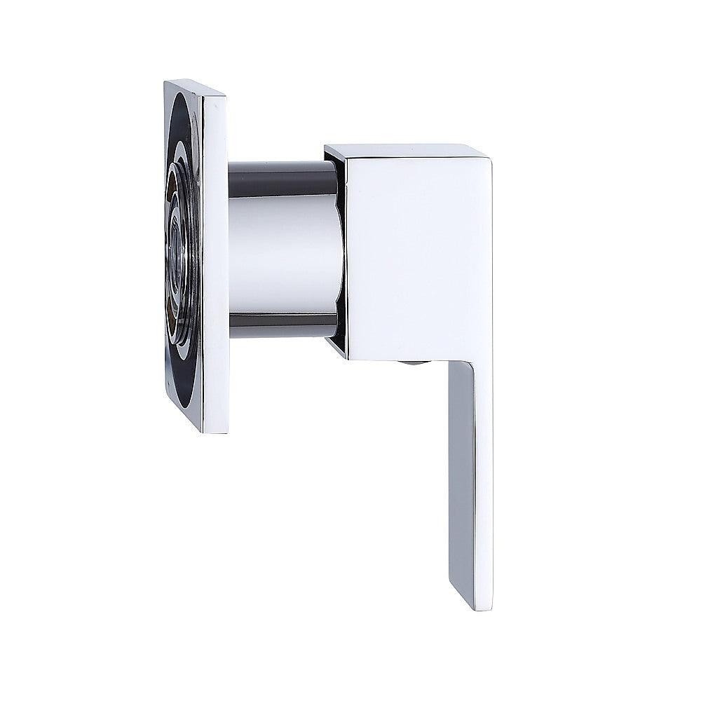 Bathroom Shower Bath Hot and Cold Square Mixer | WATERMARK Certified | Chrome