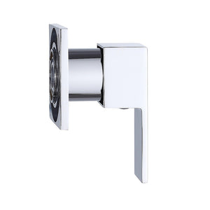 Bathroom Shower Bath Hot and Cold Square Mixer | WATERMARK Certified | Chrome