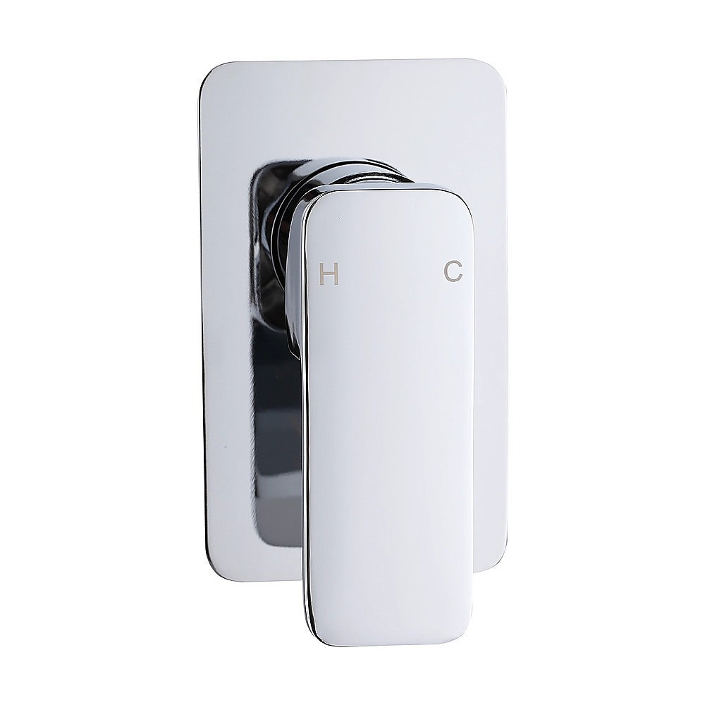 Single Square Shower Bath Mixer Tap | Bathroom | WATERMARK Approved | Chrome