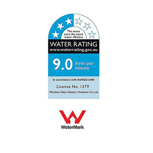 WELS 10" Rain Shower Head Set | Square Dual Heads | High Pressure with Handheld | Black