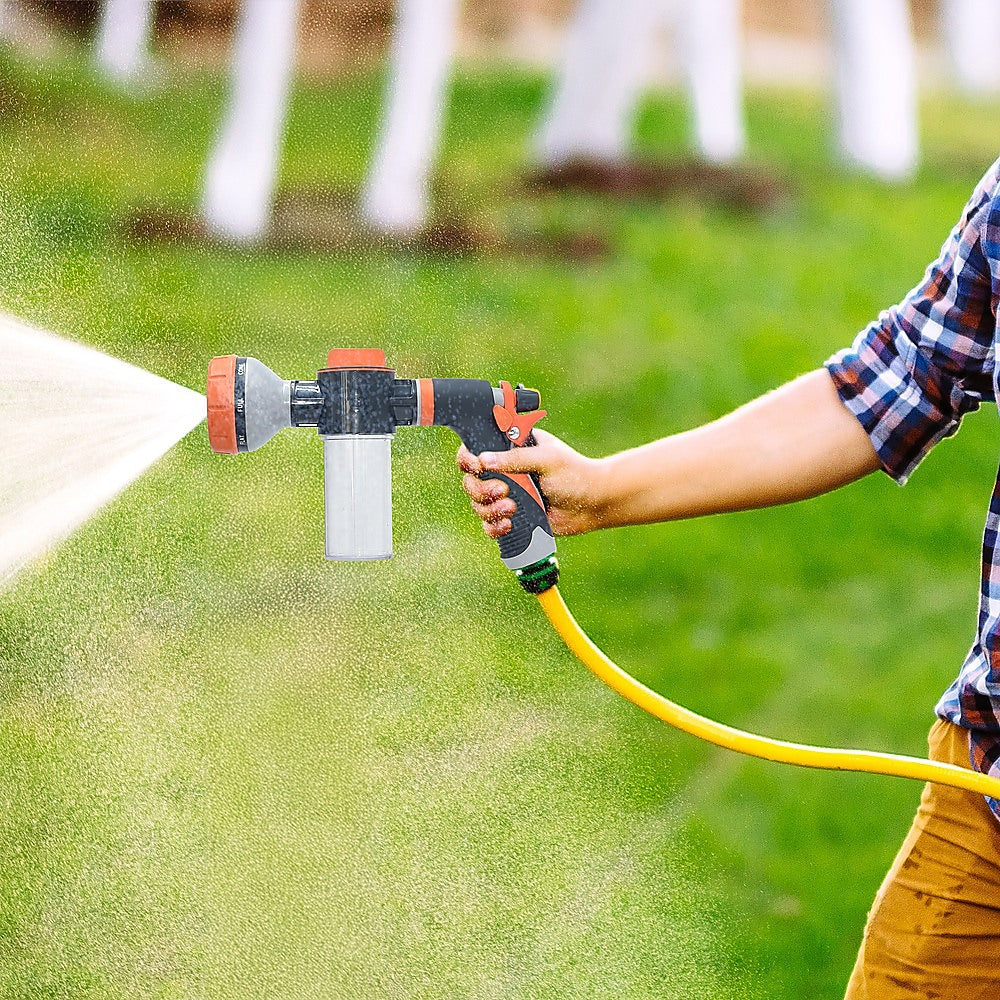 Garden Hose Nozzle | Pet Shower & Car Wash Sprayer | Leak-Proof Hand Trigger