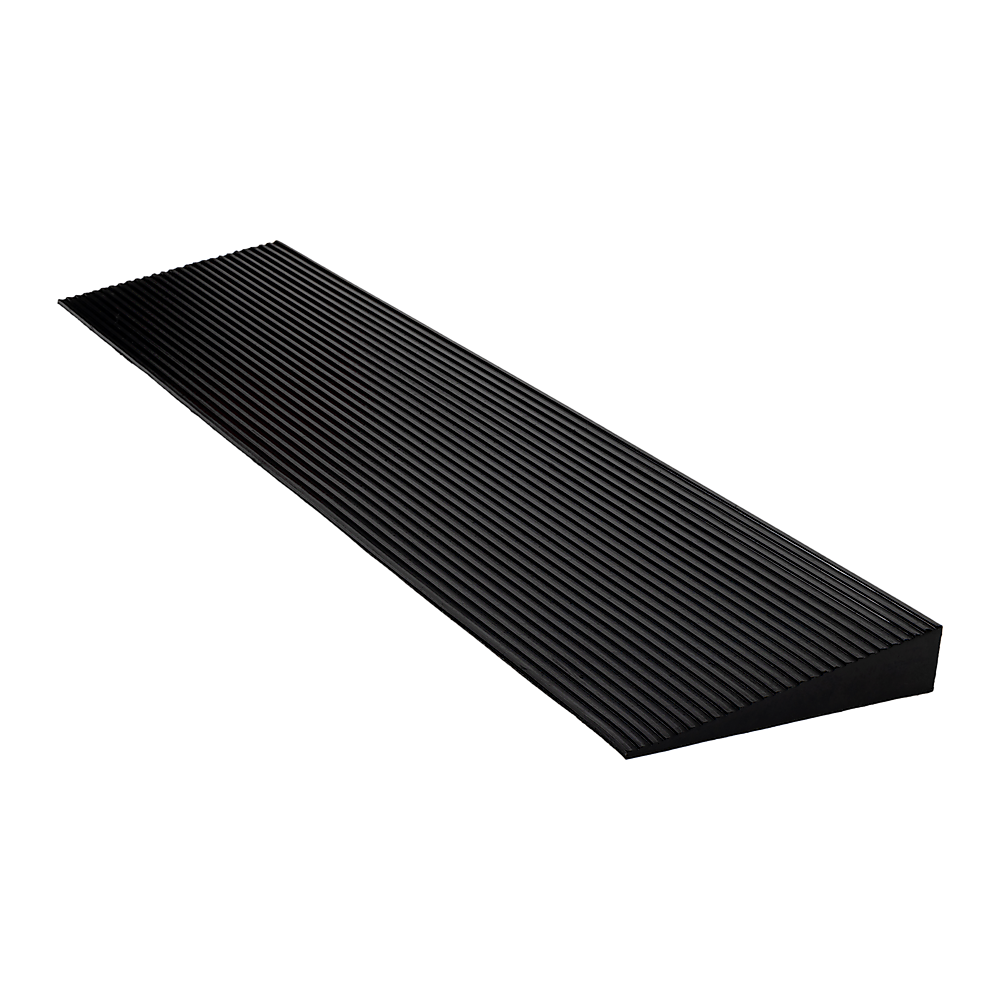 Cuttable Threshold Ramp | Rubber Wheelchair Ramp | Solid 4 cm Rise | 90 cm Wide