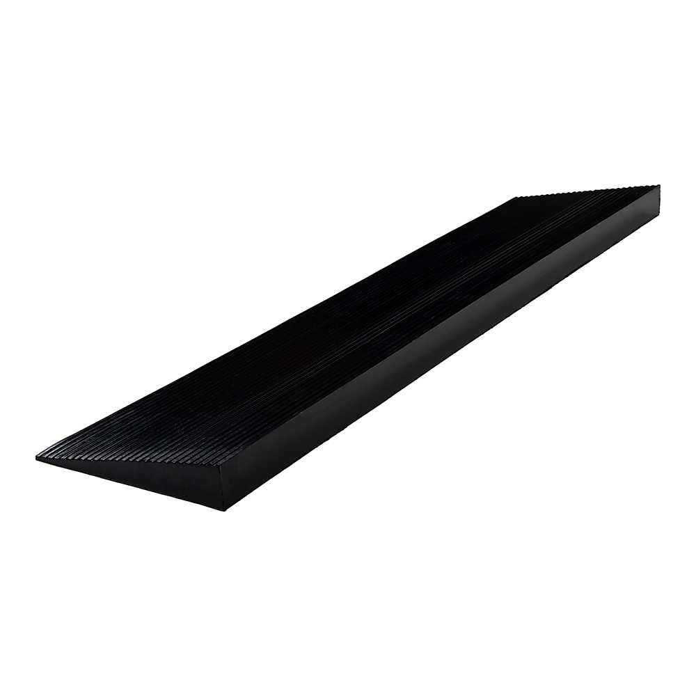 Cuttable Threshold Ramp | Rubber Wheelchair Ramp | Solid 4 cm Rise | 90 cm Wide
