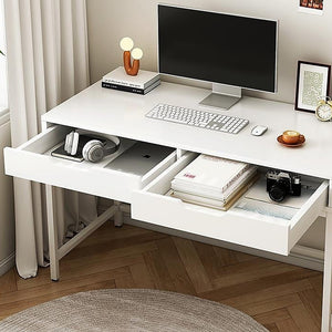 White Computer Desk | PC Laptop Table | Gaming Desk | Home Office Study Furniture