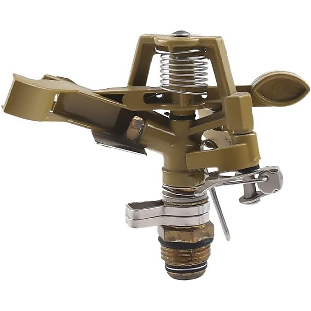 Easy-to-Install Irrigation Sprinkler | 360° Rotating Sprinkler Gun | Zinc Alloy Adjustable Rocker