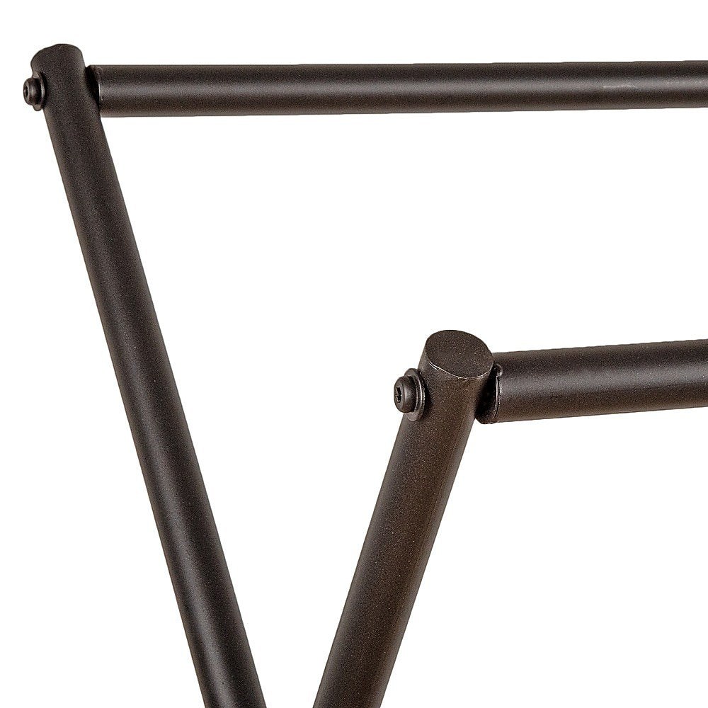 Commercial Clothing Garment Rack | Retail Shop Display | Black Finish | Heavy-Duty Hanging Rail