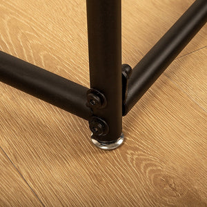 Commercial Clothing Garment Rack | Retail Shop Display | Black Finish | Heavy-Duty Hanging Rail